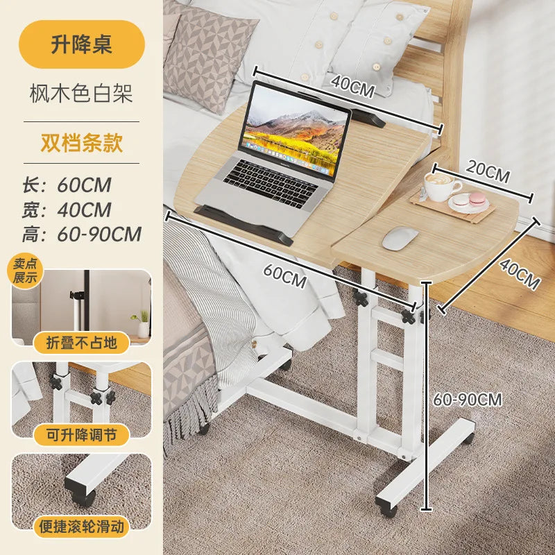 Multi-functional Bedside Table Removable Computer Desk Bedroom