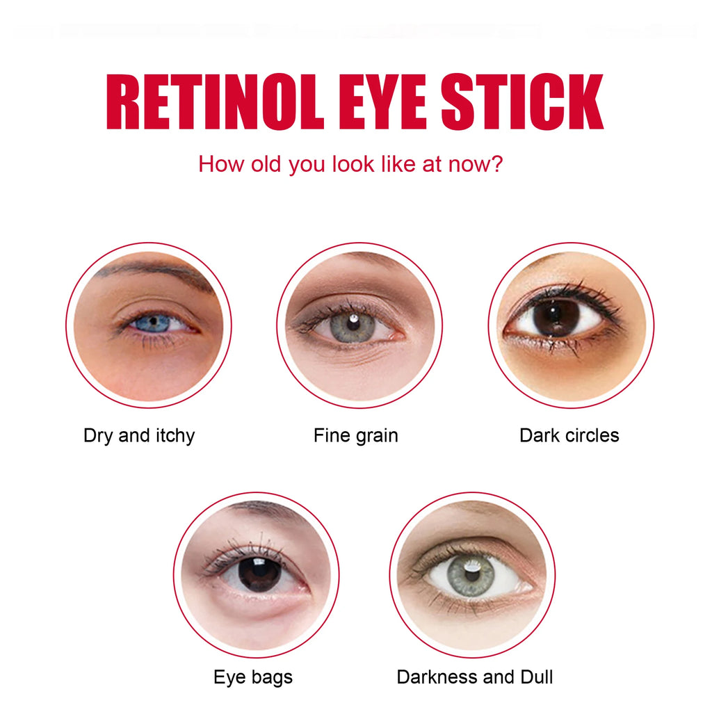 Eelhoe Retinol Eye Stick – Dark Circles, Fine Lines & Firming Eye Cream Stick Oasis Select
