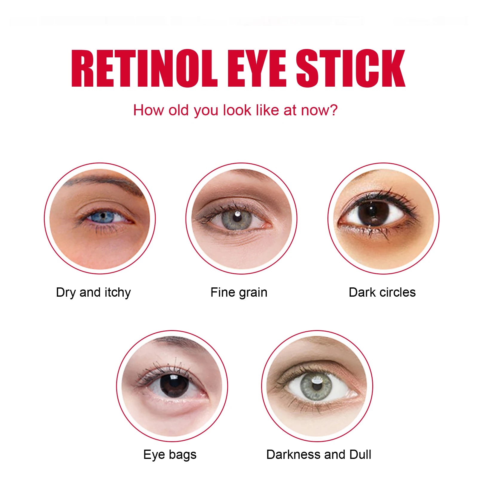 EELHOE Retinol Eye Stick – Dark Circles & Fine Lines Retinol Eye Cream Stick Oasis Select