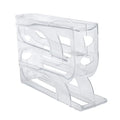 3 Layer / 4 Layer Automatic Egg Roller New Household Kitchen Dedicated Egg Roller Rack Space Saving Large Capacity Egg Organiser Oasis Select Transparent-4-layer
