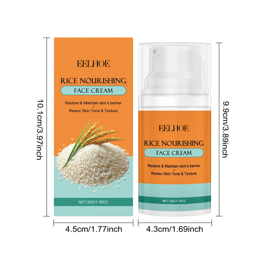 Eelhoe Rice Skincare 5-in-1 Set – Brighten & Moisturize Skincare Gift Set Oasis Select Face Cream