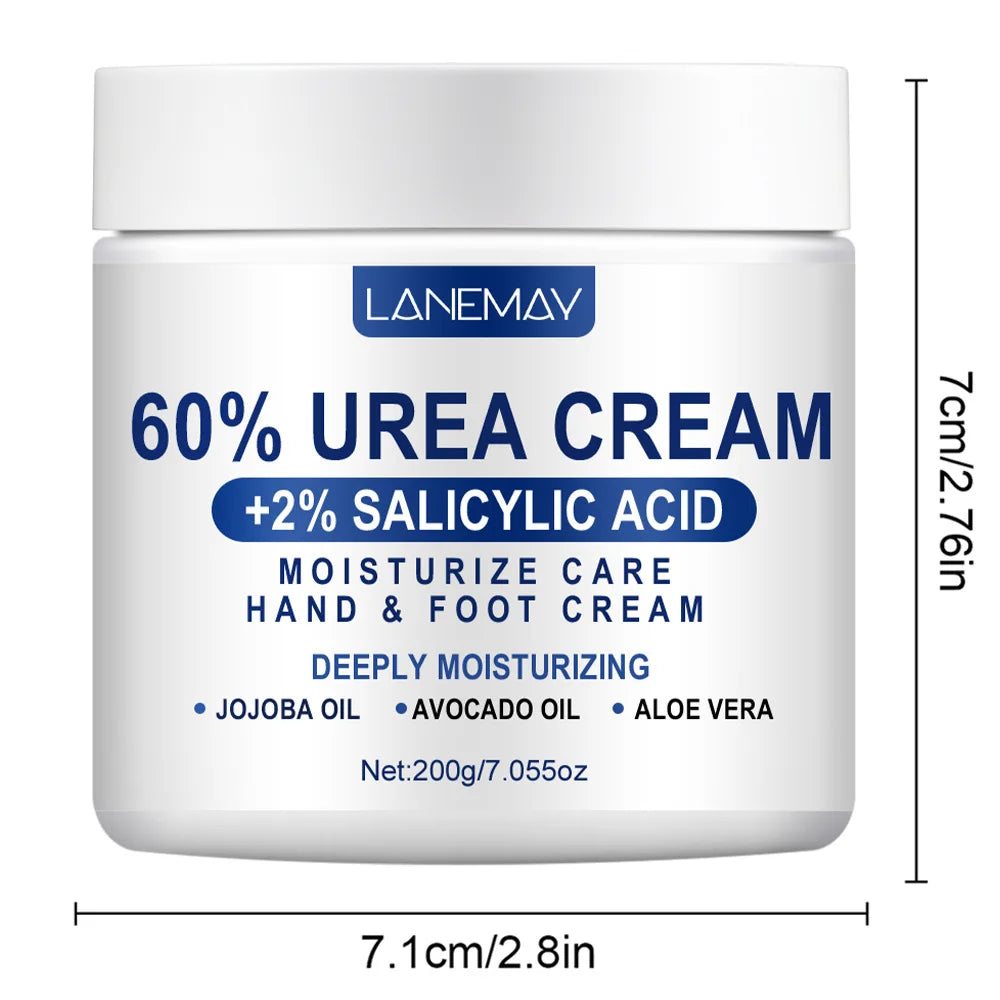 60% Urea Cream 2-Pack – Hand & Foot Moisturizer with Glycerin