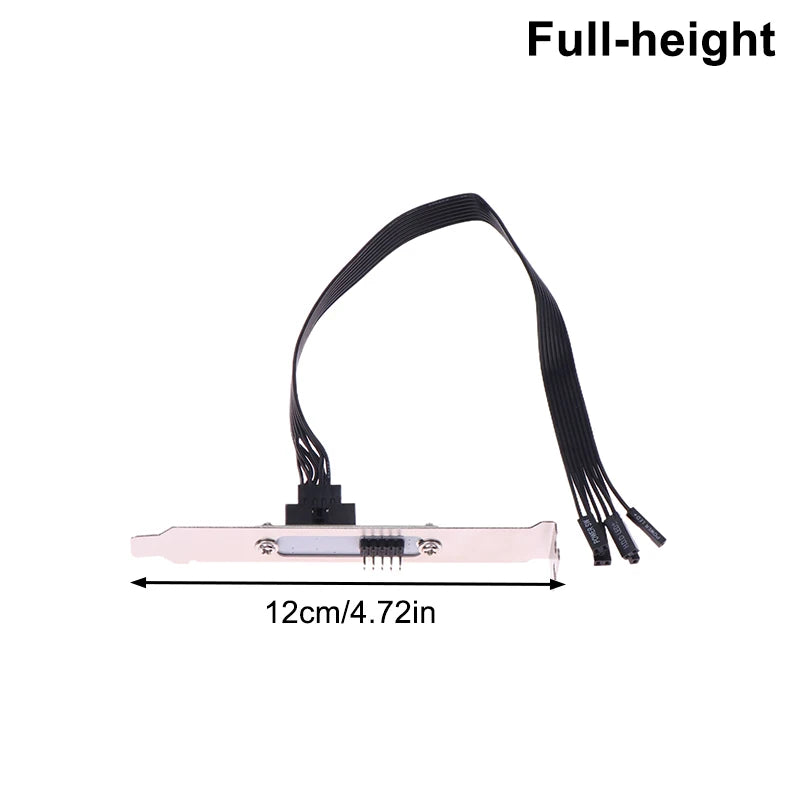 PCI Baffle External Power & Reset Button Extension Cable