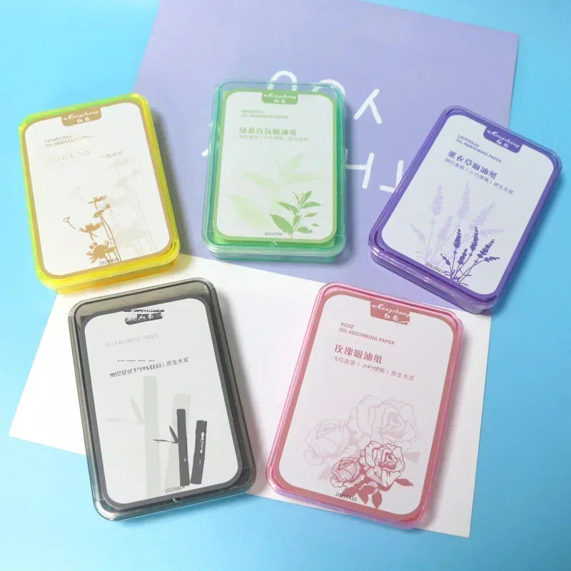 Oily Paper Face Cleansing Makeup Tool Face Oil Blotting 300PcsFace Oil Absorbing Paper Summer Oil Control Wipes Absorbing Sheet Oasis Select