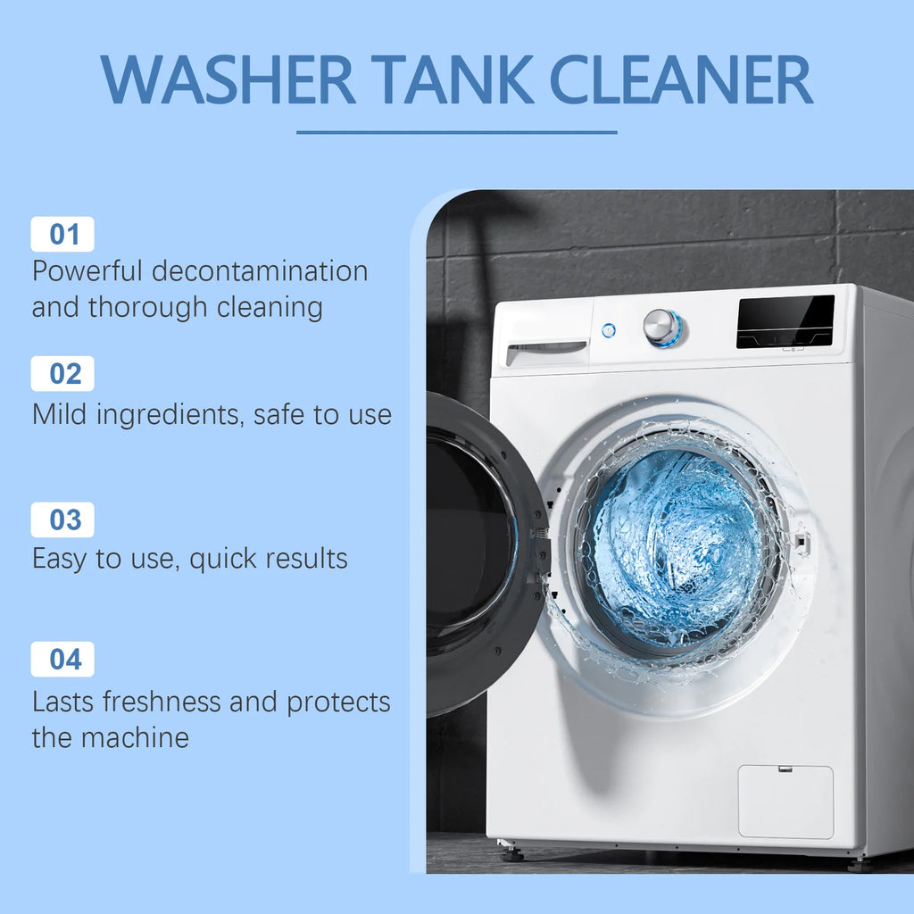 Washing Machine Cleaning Powder Clean Stubborn Dirt Eliminates Musty Smells Odor Elimination Washing Machine Cleaner Oasis Select