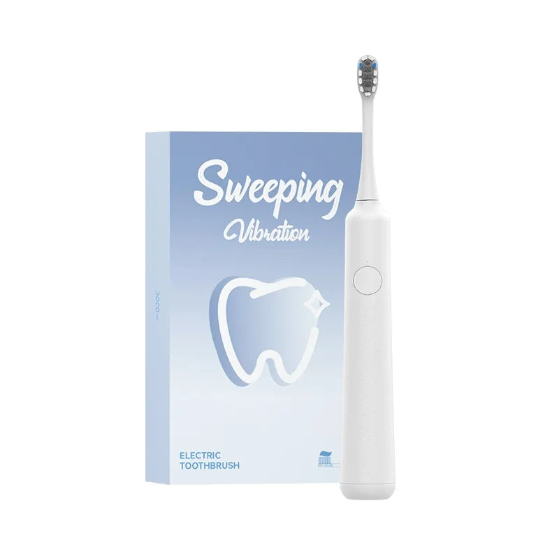 DOCO Sonic Electric Toothbrush vibration Smart Tooth Brush Head USB Rechargeable IPX7 Waterproof 3-gear Mode Oasis Select White