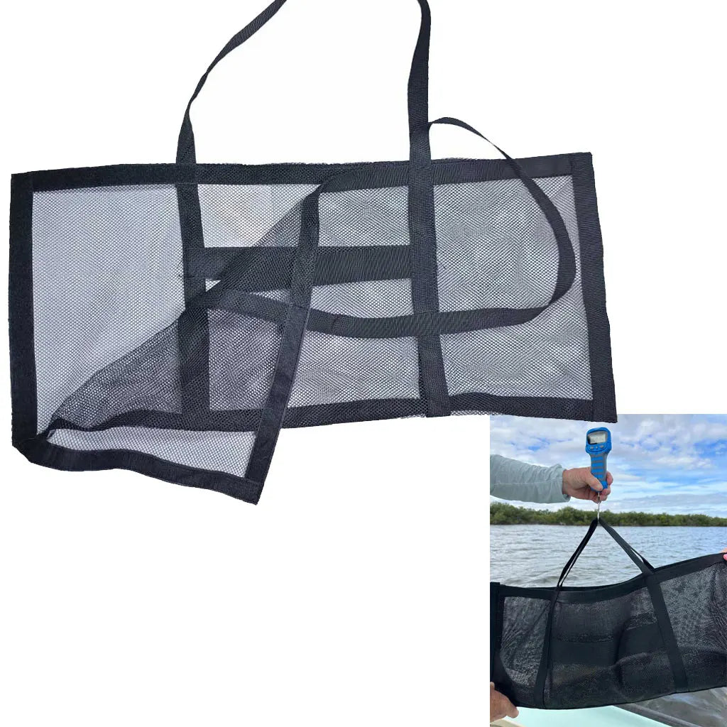 Fish Weigh Bags Folding Mesh Weigh Sling Bag for Caught Fish Weigh in Bag for Bass Fishing Heavy Duty Transport Tote Oasis Select