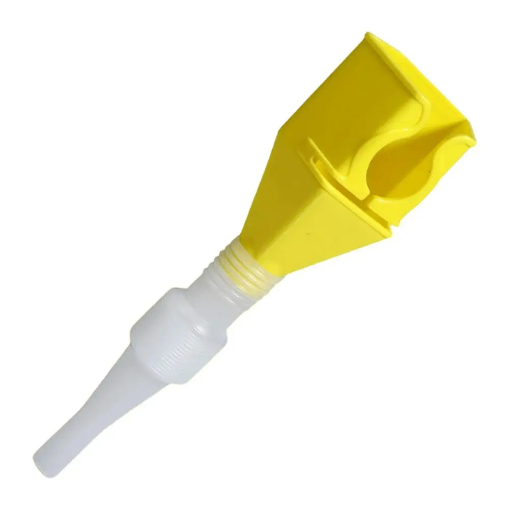 Foldable Car Motorcycle Refueling Gasoline Engine Portable Plastic Oil Funnel Filter Transfer Tool Flexible Funnel Draining Tool Oasis Select Yellow