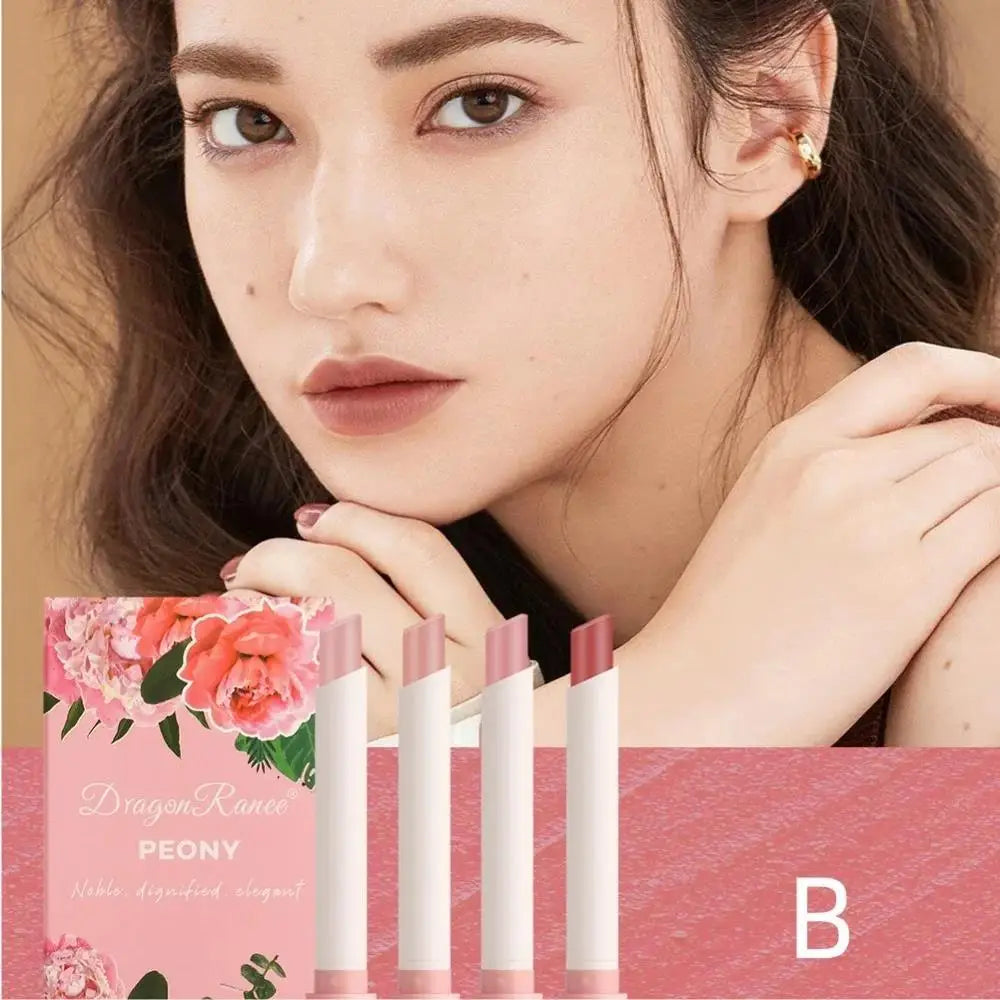 Dragon Ranee 4-Piece Velvet Matte Lipstick Set – Waterproof