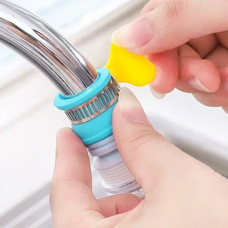 Faucet Sprayer Head with 360° Rotation, Flexible Faucet Extender Adapter, Water Saving Aerator with Built-in Filter for Kitchen Oasis Select