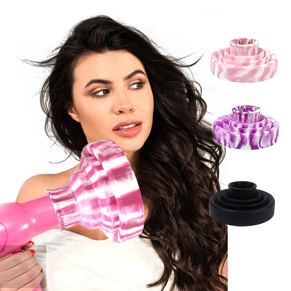 Silicone Hair Dryer Hood Diffuser – Universal Fit Attachment Hair Diffuser Attachment Oasis Select