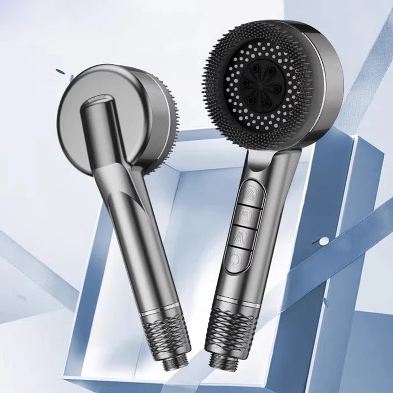 4-Speed Handheld Shower Head & Bracket Set | Rainfall Boost