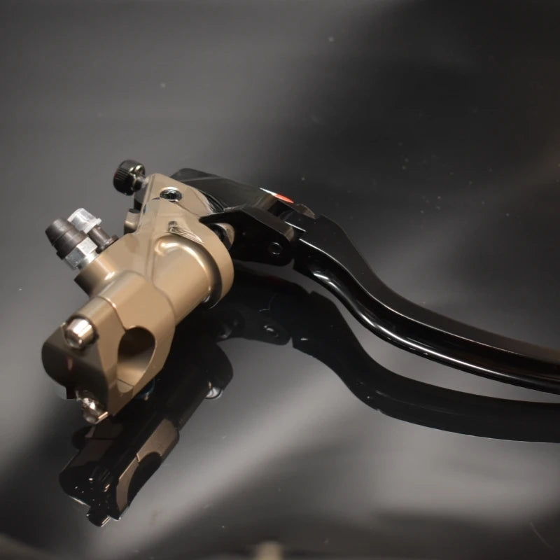 Universal motorcycle brake lever with aluminum alloy 17mm piston, suitable for master brake cylinder and clutch cylinder, high-p Oasis Select