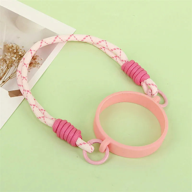 Water Bottle Handle Strap Silicone Water Bottle Sling Carrier Holder Strap Universal Fits Most 8-40oz Bottles Cup Accessories Oasis Select