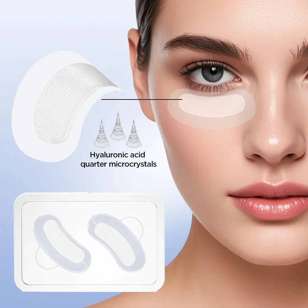 TICHYS Hyaluronic Acid Microneedle Eye Patches | Firm & Brighten