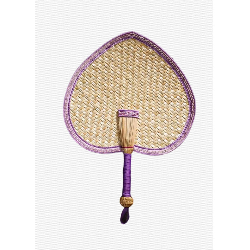 1pc Hand-Woven Woven Straw Hand Fan Old Summer Natural Environmentally Friendly Hand-Woven Fan Decorative Fan For Home Decor Oasis Select