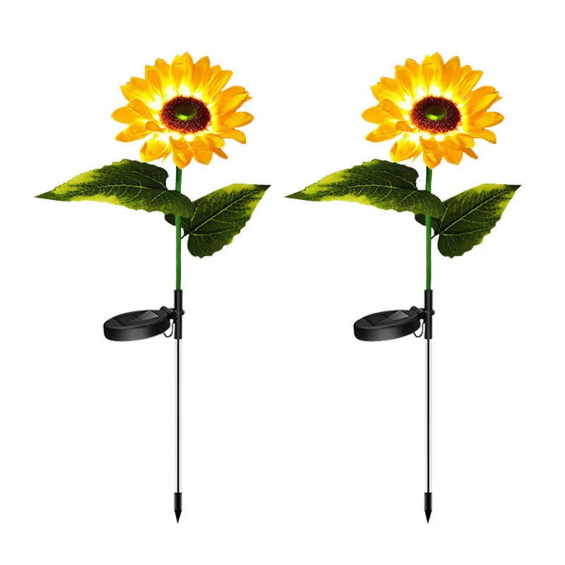 New Solar Sunflower Landscape Lights: Outdoor Lawn Decor with Solar-powered Brilliance Solar Lights Oasis Select