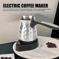 Stainless steel electric coffee pot Turkish household small hand-brewed coffee machine pot electric hot coffee pot Oasis Select Diamond pattern US