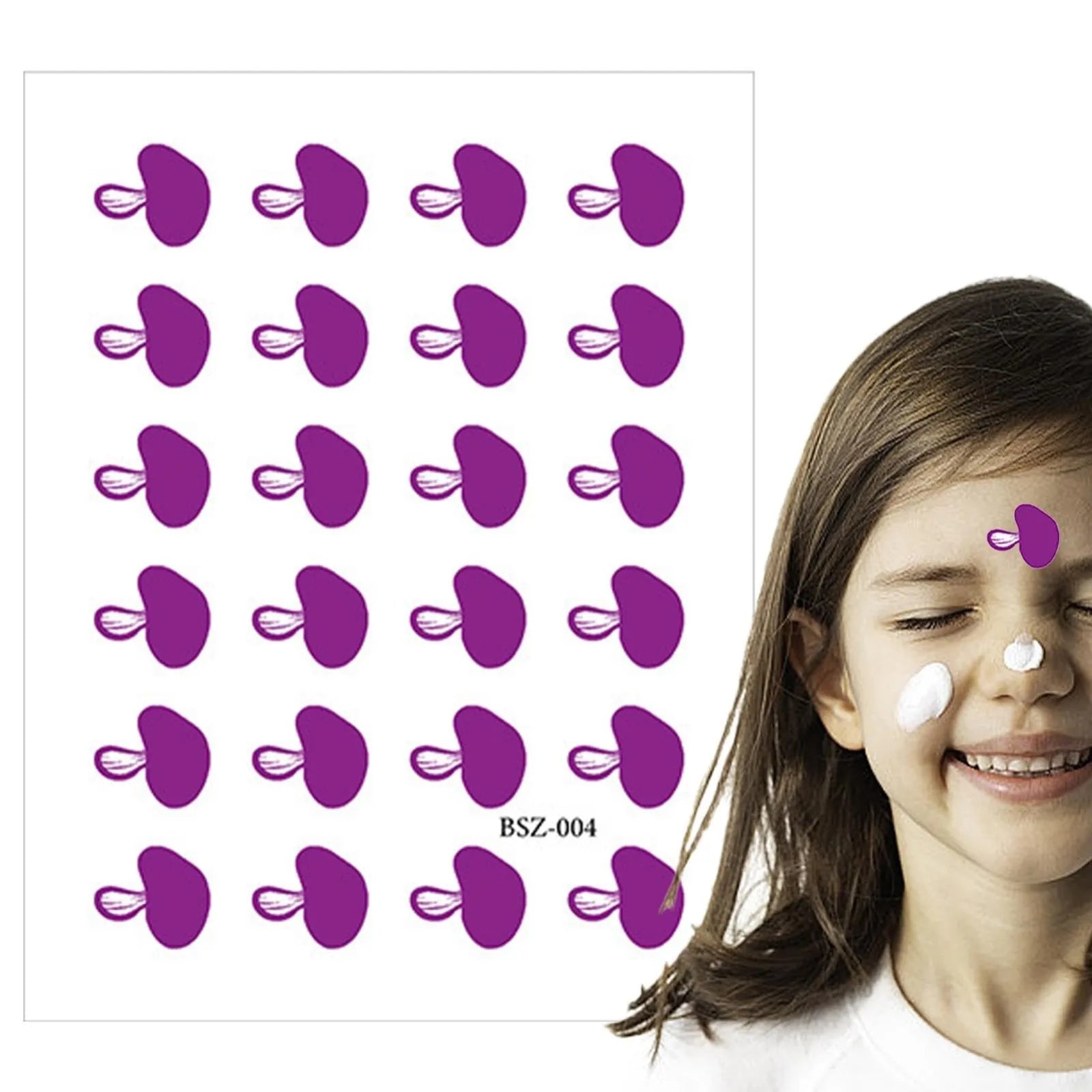 24Pcs UV Stickers For Sunscreen UV Detecting Patches UV Sunscreen Protector Facial Sun Block Patch UV Dots Sun Sticker Test Oasis Select D