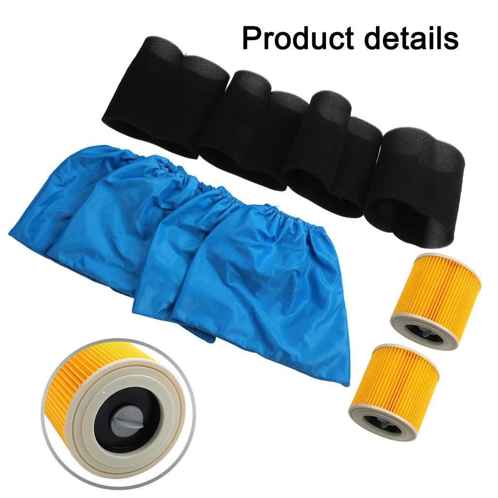 Replacement Filter Bag for For Karcher Vacuum Cleaners HEPA Technology Captures 99 97% Dust and Fine Particles Oasis Select