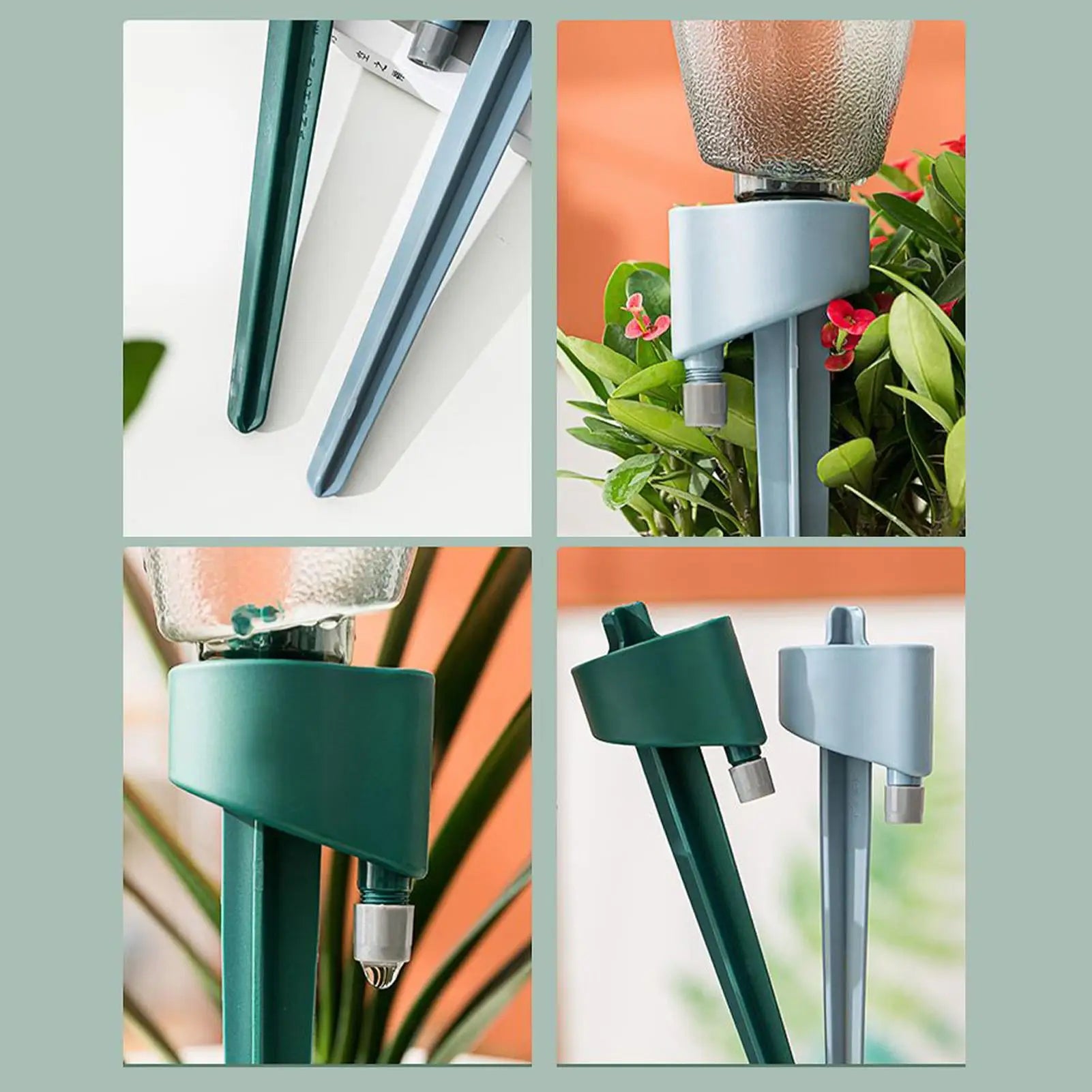 Watering Spikes 6 Pieces Automatic Irrigation Stakes with Control Valve Plant Watering Devices for Outdoor Garden Yard Balcony Oasis Select
