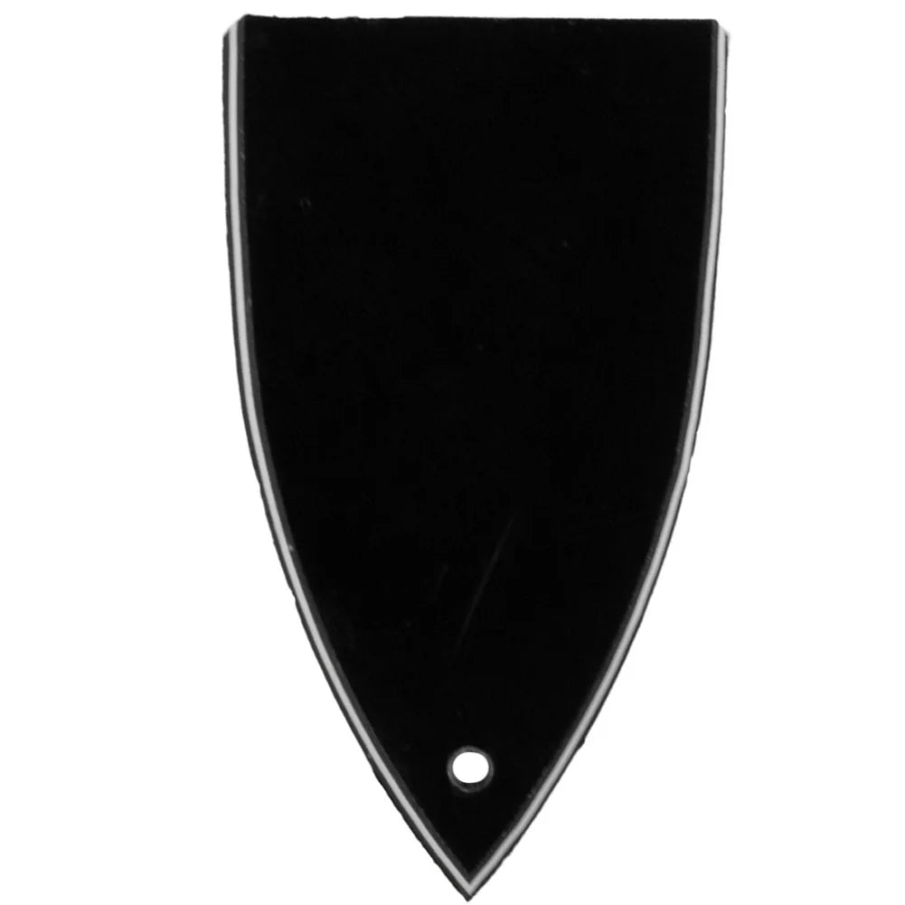1x Electric Guitar Truss Rod Cover 1 Hole 3 Ply Truss Rod Cover Plate For Electric Guitars Replacement Accessorys Black Parts Oasis Select