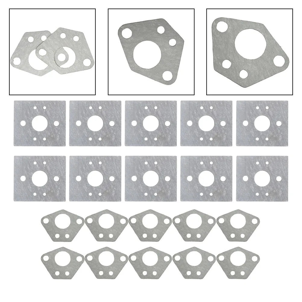 20PCS Carburetor Gasket For CG430 For CG520 For BC430 For BC520 Chainsaw Trimmer Brush Cutting Machine Engine Accessories Oasis Select
