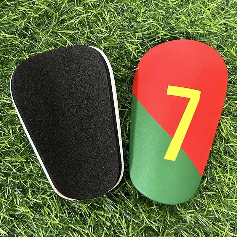 1Pair Mini Football Shin Pad Leg Protector Wear-resistant Shock Absorbing Leg Protector Soccer Training Shank Board Oasis Select