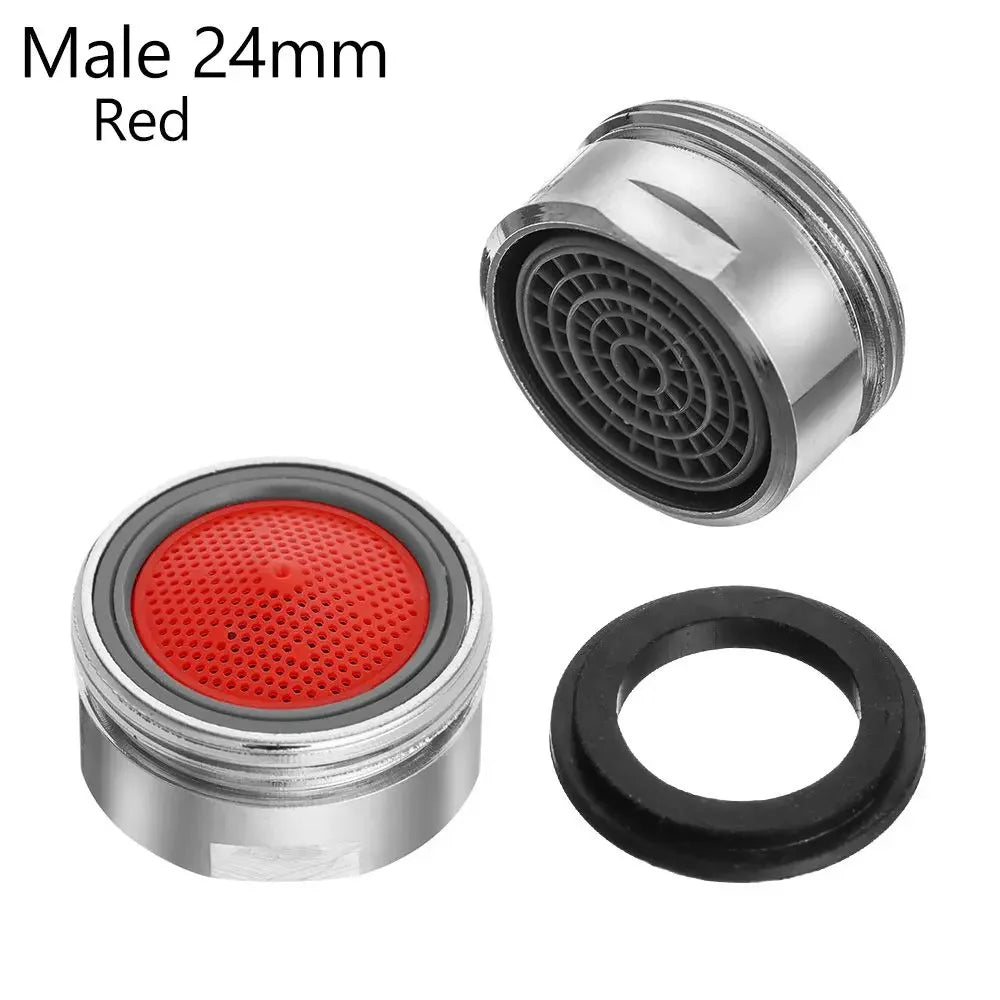 Faucet Aerator Replacement Parts Bubbler Inner Core Water Saving Adap Kitchen Bathroom Nozzle Filter Faucet Accessories Oasis Select Male 24mm red