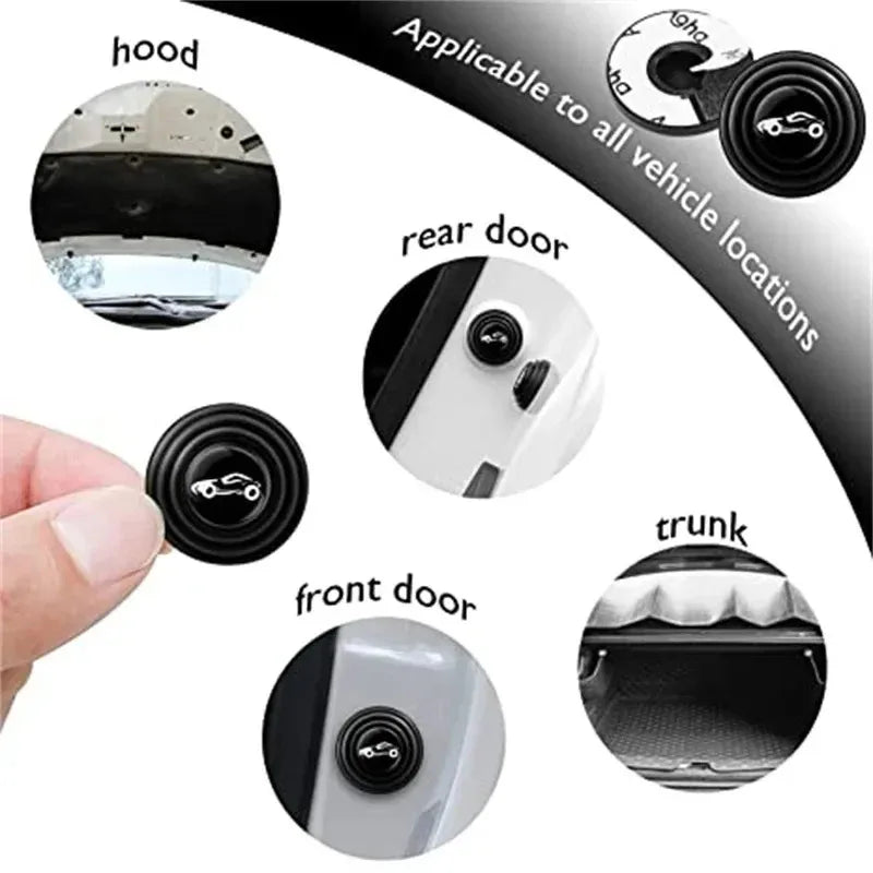 5-30PCs Car Door Pads Shock-Absorbing And Silent Mat Anti-Collision Silicone Door Protector Stickers Buffer Gasket Accessory Oasis Select
