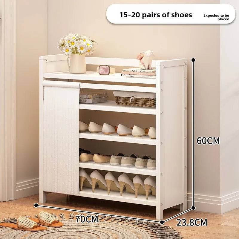 Multi-functional Folding Shoe Rack Installation-free Integrated