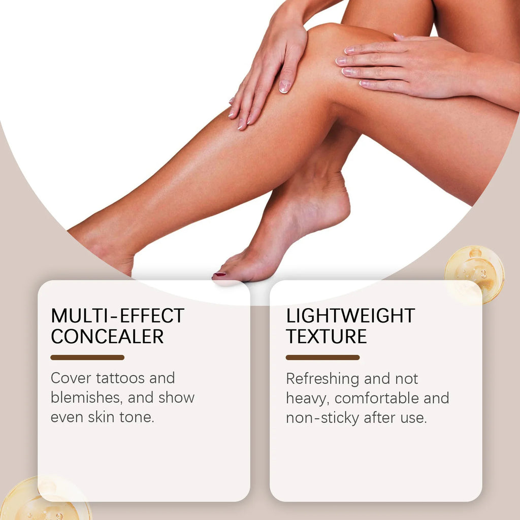 OceAura Leg Makeup Lotion – Waterproof Body Foundation Body Foundation Lotion Oasis Select