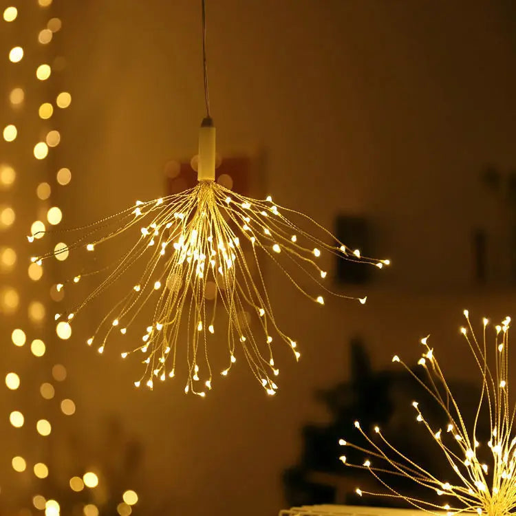 Led Solar-powered Hanging Smoke and Flower Lamps, Outdoor Garden Decoration, Lawn, Wedding Courtyard Decoration, Dandelion Lamps Oasis Select
