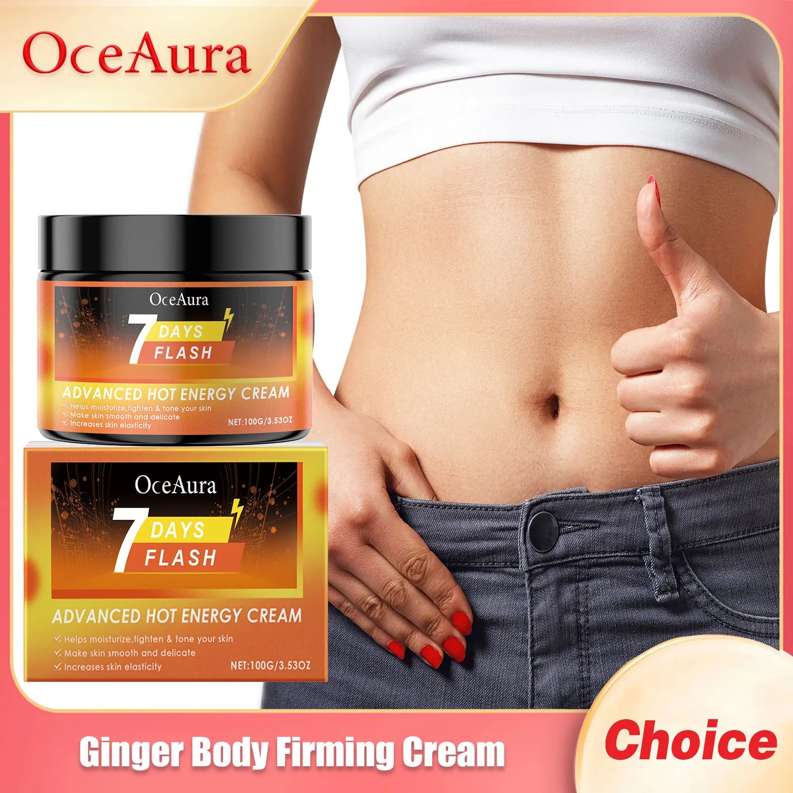 Ginger Fat Burning Cream Anti Cellulite Abdominal Leg Weight Loss Products Skin Tightening Cream For Body Slimming Cream Oasis Select