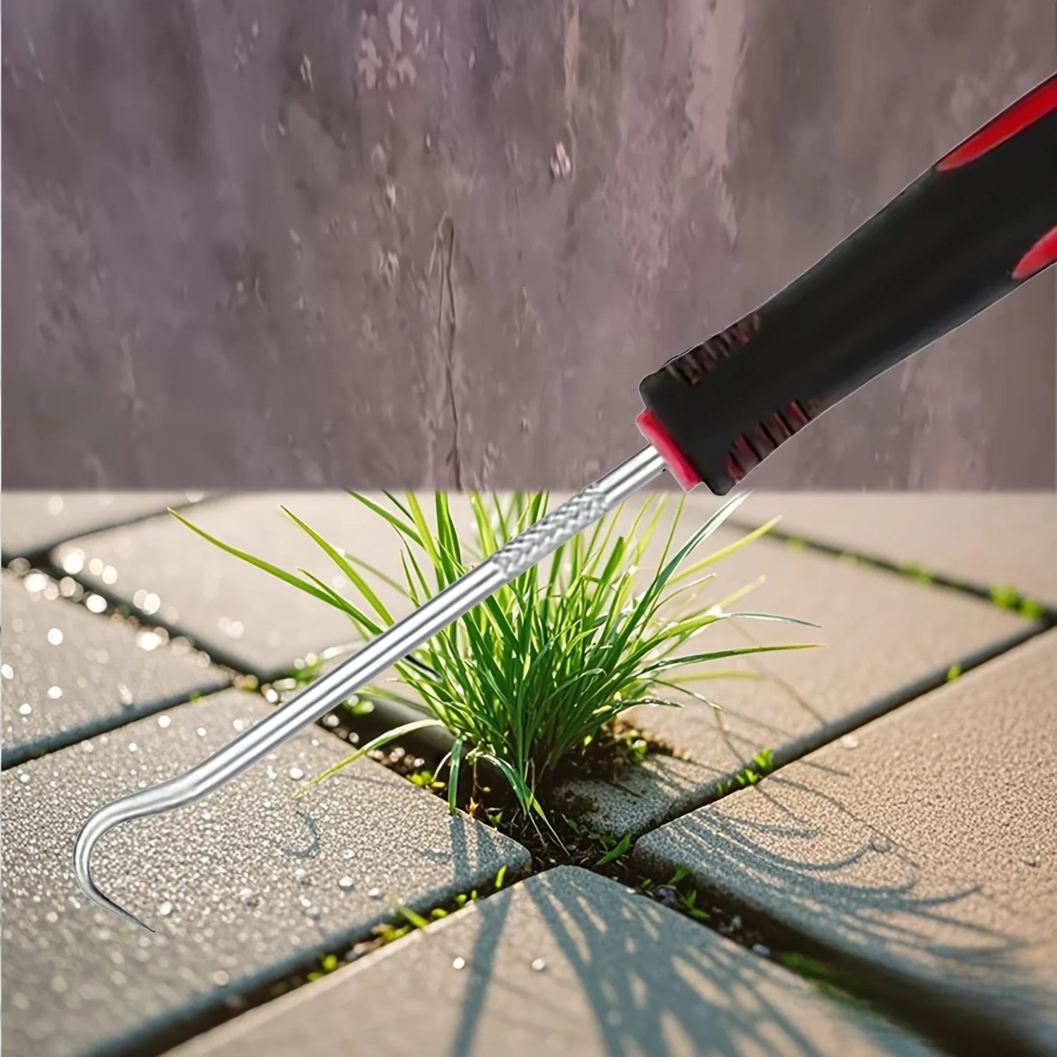1SET OF Sturdy and Durable Weeding Hooks, Easy To Tidy Up Weeds and Moss in The Courtyard Paving Joints, Made of Metal Material Oasis Select