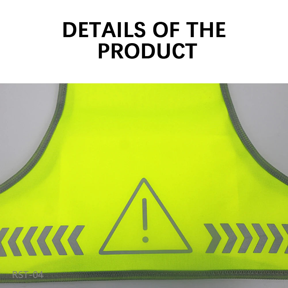 High Visibility Reflective Safety Vest | Running & Cycling