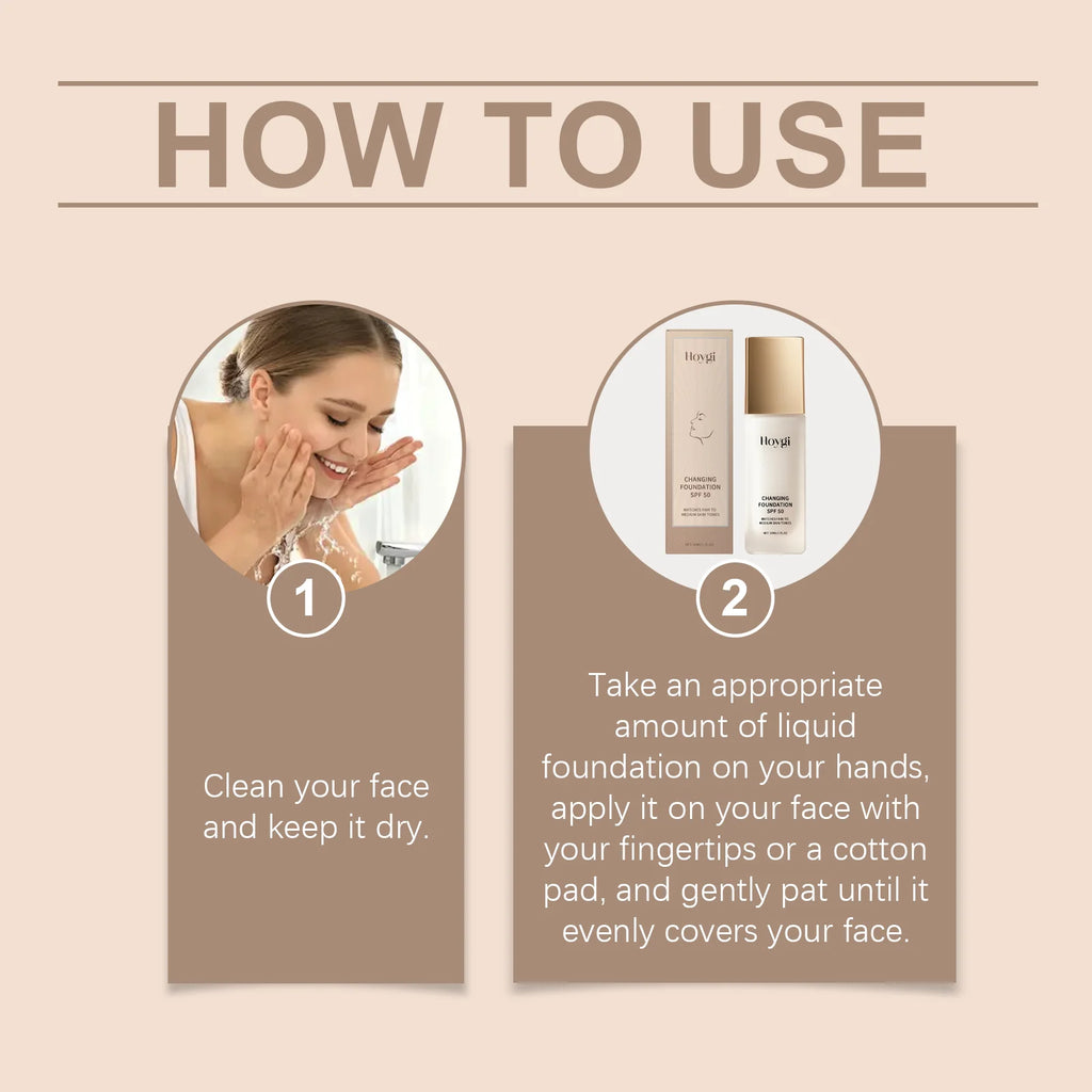 Lightweight Matte Concealer Foundation Liquid – Moisturizing & Bright Liquid Foundation Oasis Select
