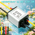 18V20V24V to DC 12V 3A DC DC Regulator Buck Power Converter Supply 8-35V to 3-15V Step Down Waterproof Voltage Converter Buck Oasis Select 8-35V 3-15V