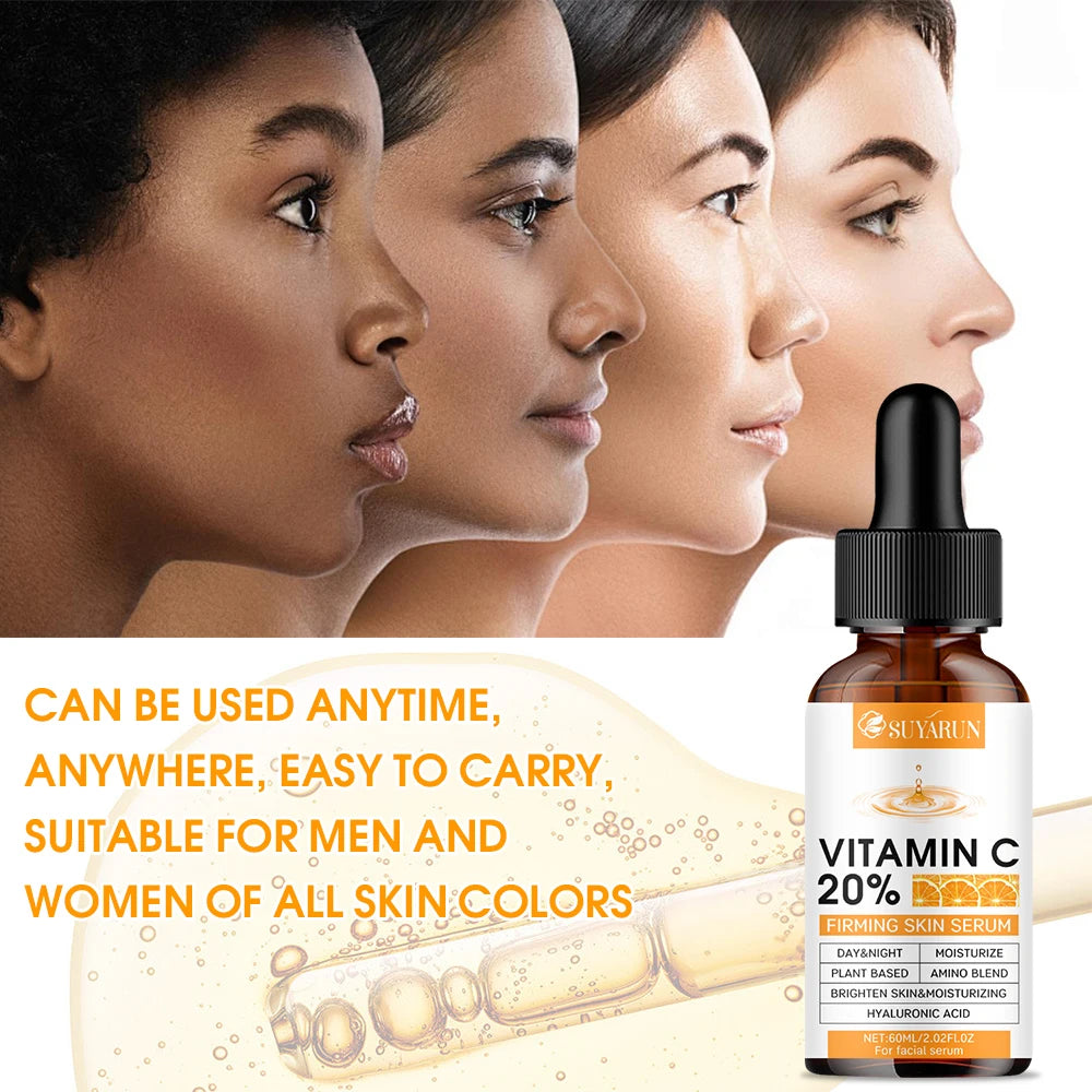 SUYARUN Retinol Aloe Vitamin C Firming Serum - Anti-Aging Face Moisturizer, Brightening, Wrinkle Reduction, Skin Tightening. Oasis Select