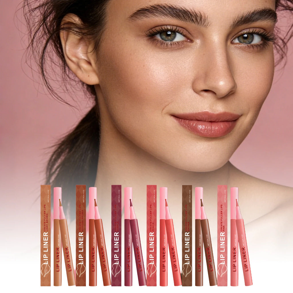 Multi Color Lipliner Create Perfect Lip Contour Smoothing Lips Surface Moisturizing Lips Portable Waterproof Lip Pencil Makeup Oasis Select