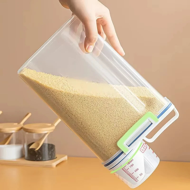 Moisture-proof Grain Jar Rice Jar Grain Storage Box Pet Food Bucket Storage Jar Sealed Bucket Filled Rice Bucket Oasis Select
