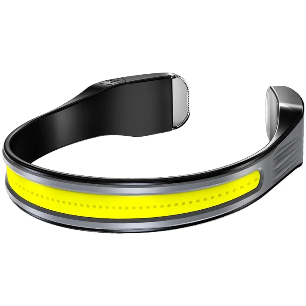 Rechargeable COB LED Headlamp With Red Light For Running Fishing Hiking Camping Outdoor Sports Flashlight Oasis Select Black Strap