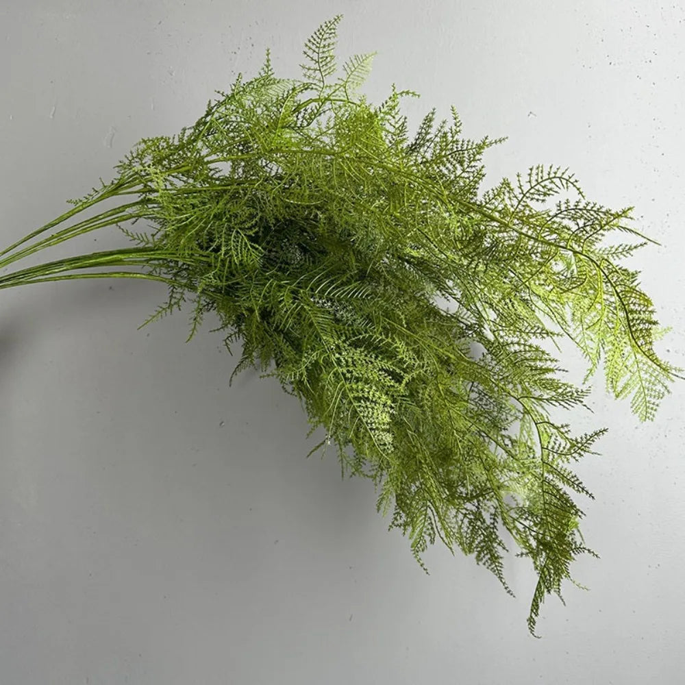 Large Artificial Fern Plant Branches Realistic Handmade Boston Fern Leaves Real Touch Elegant Fake Plants Wedding Decor Oasis Select