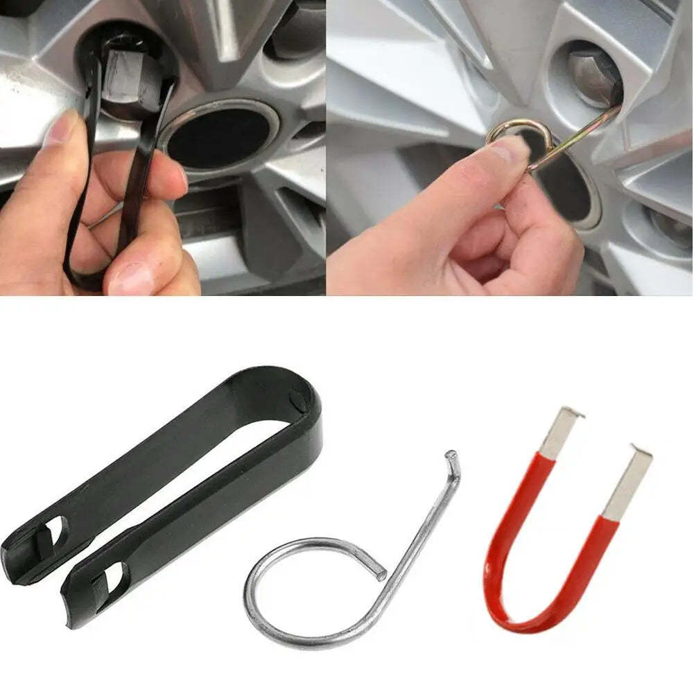 3-Pc Wheel Bolt Nut Cap Remover Tool – VW Audi Skoda Wheel Cap Remover Tool Oasis Select