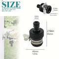 2-Pack Universal Faucet Adapter | Quick Connect Garden Hose Fitting