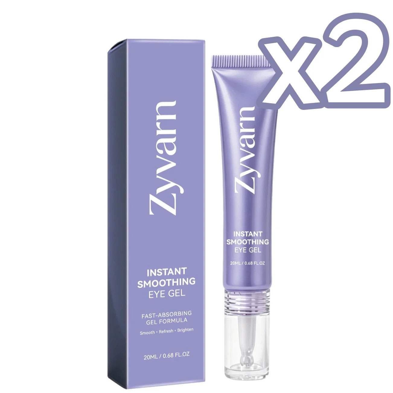 ZYVARN Instant Lift Eye Gel – Puffiness, Dark Circles & Wrinkles Eye Gel Treatment Oasis Select 20g Boxed x 2pcs