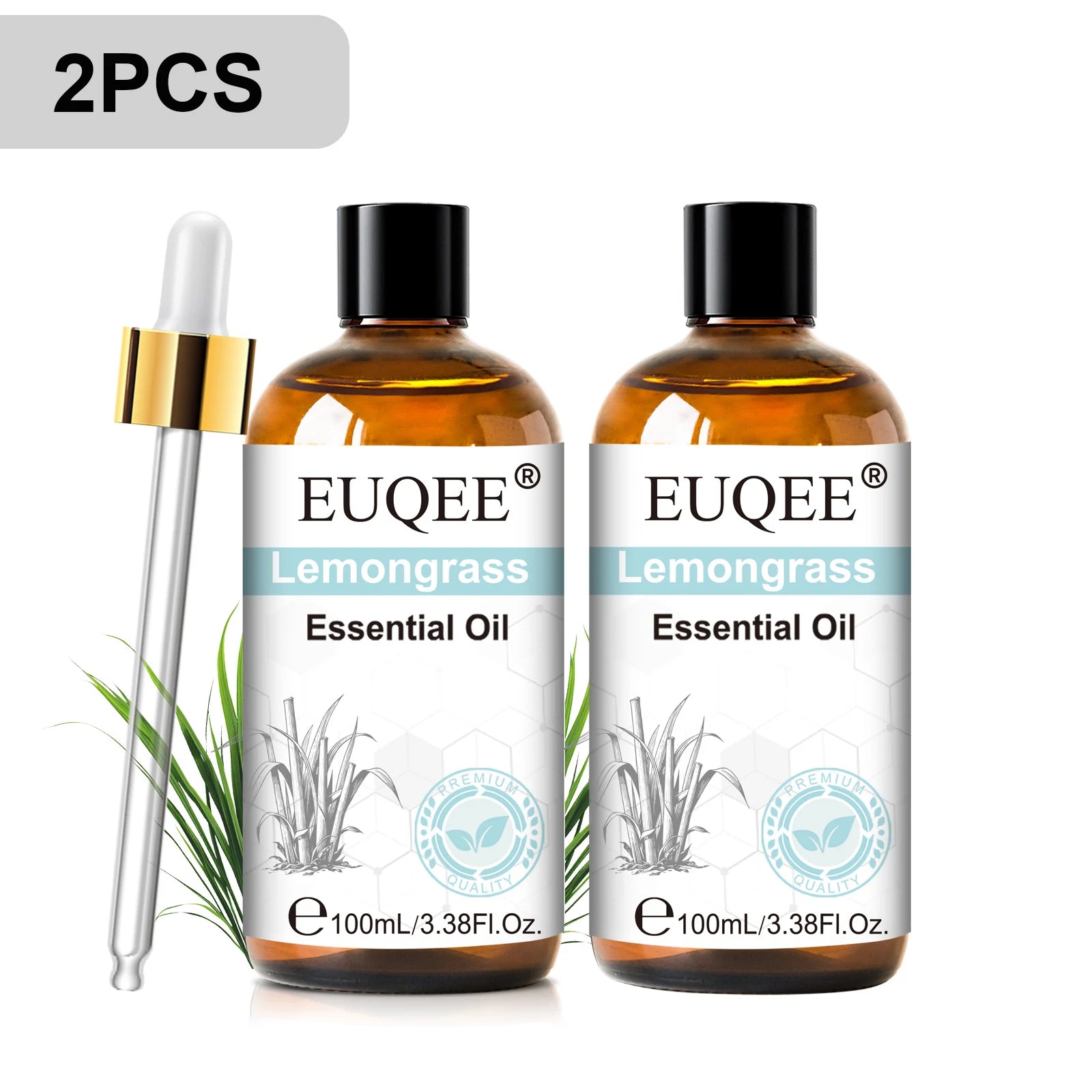 EUQEE 100ml Essential Oils – Lavender, Vanilla, Lemon & Cinnamon