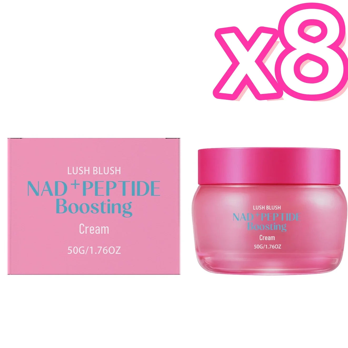 NAD+ Peptide Boosting Cream – Anti-Wrinkle Lifting Face Cream Anti-Aging Face Cream Oasis Select 50g Boxed x 8