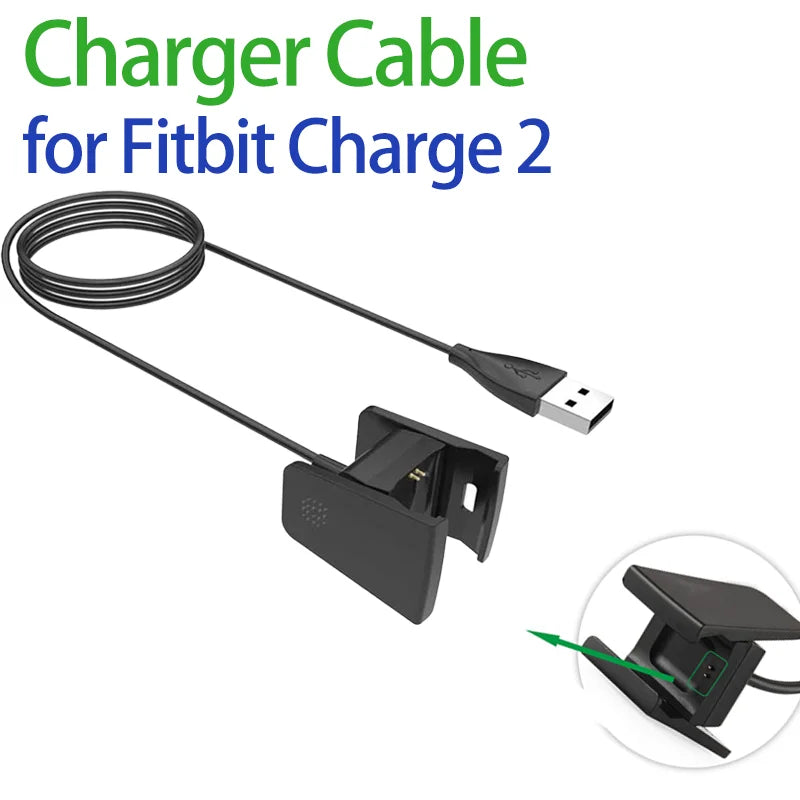 Fitbit Charge 2 USB Replacement Charger Cable Smartwatch Charger Cable Oasis Select