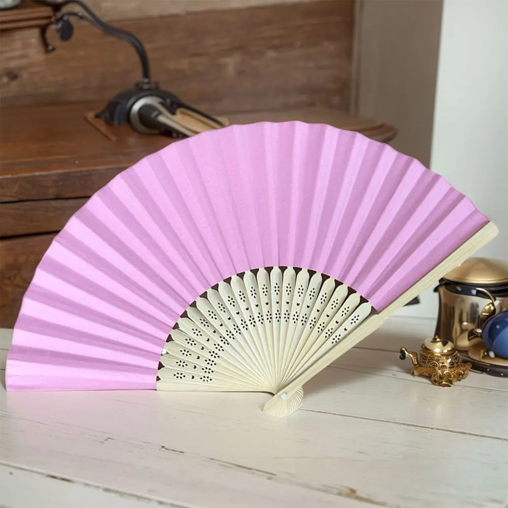 Blank Bamboo Folding Fan DIY Calligraphy Painting Wedding Party DIY Folding Fan Oasis Select